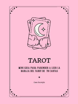 Portada de la guía para aprender a leer el tarot de Casa Escorpio
